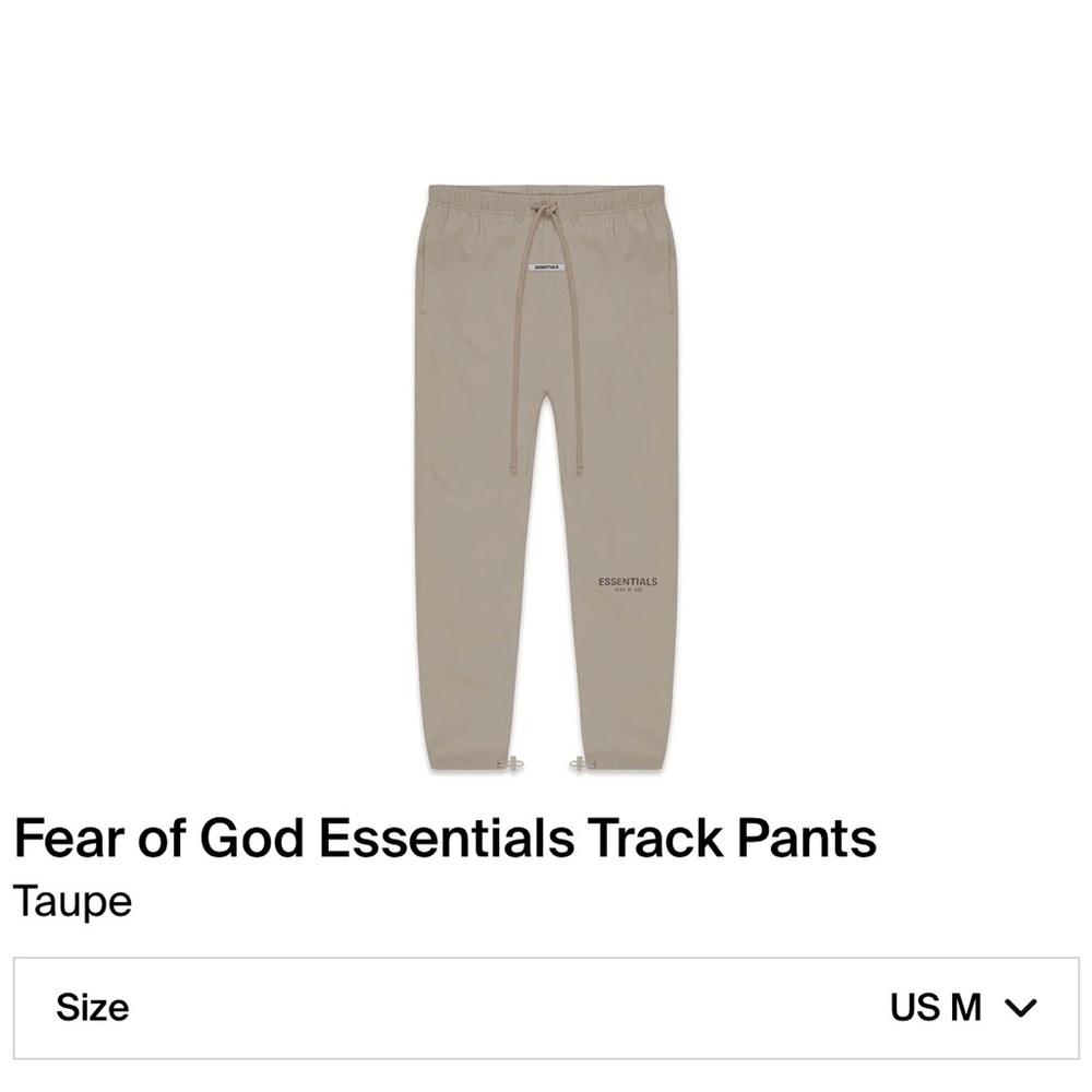 Taupe Track Pants
